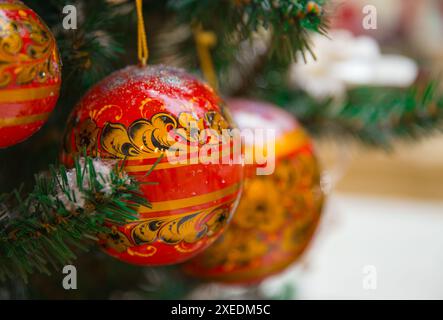 Weihnachtsbaum Dekoration Stockfoto