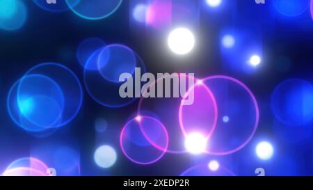 Helle Bokeh-Partikel Stockfoto