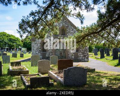 TROON FRIEDHOF UND KAPELLE NEWTON ROAD CAMBORNE CORNWALL Stockfoto