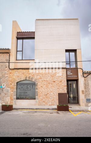 Blai Bonet House, Lyrikzentrum, Santanyí, Mallorca, Balearen, Spanien Stockfoto