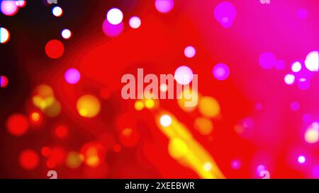 Bokeh-Partikel mit Gradientenhintergrund Stockfoto