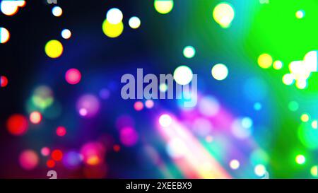 Bokeh-Partikel mit Gradientenhintergrund Stockfoto