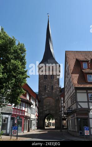 Westturm in Duderstadt, Deutschland Stockfoto