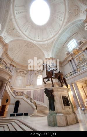 Deutschland, Berlin, Bode Museum, Foyer, Reiterstatue Friedrich Wilhelm I. Stockfoto