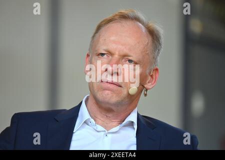 Prof. Clemens Fuest , Einzelbild,angeschnittenes Einzelmotiv,Portraet,Porträt,Porträt. 75.Jahrestag IFO Institut am 27.06.2024 in München. *** Prof. Clemens Fuest, Einzelbild, zugeschnittenes Einzelmotiv, Porträt, Porträt 75-jähriges Jubiläum IFO Institut am 27 06 2024 in München Stockfoto