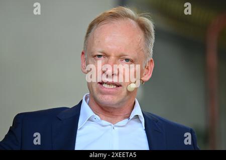 Prof. Clemens Fuest , Einzelbild,angeschnittenes Einzelmotiv,Portraet,Porträt,Porträt. 75.Jahrestag IFO Institut am 27.06.2024 in München. *** Prof. Clemens Fuest, Einzelbild, zugeschnittenes Einzelmotiv, Porträt, Porträt 75-jähriges Jubiläum IFO Institut am 27 06 2024 in München Stockfoto