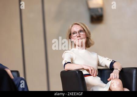 München, Deutschland. Juni 2024. Annette Niederfranke bei der ifo Jahresversammlung zum 75. Jahrestag der Gründung des ifo Instituts am 27. Juni 2024 an der Universität München. (Foto: Alexander Pohl/SIPA USA) Credit: SIPA USA/Alamy Live News Stockfoto