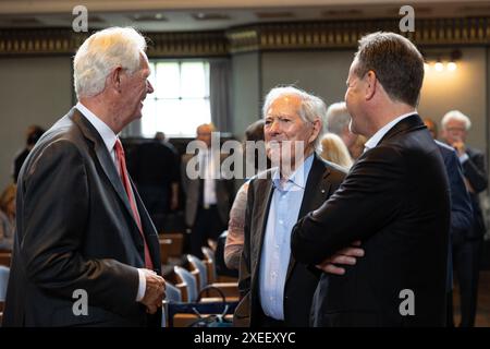 München, Deutschland. Juni 2024. Roland Berger bei der ifo Jahresversammlung zum 75. Jahrestag der Gründung des ifo Instituts am 27. Juni 2024 an der Universität München in München. (Foto: Alexander Pohl/SIPA USA) Credit: SIPA USA/Alamy Live News Stockfoto