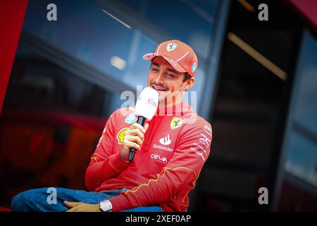 16 Charles Leclerc (MON) Scuderia Ferrari während des österreichischen GP, Spielberg 27-30 Juni 2024, Formel-1-Weltmeisterschaft 2024. Stockfoto