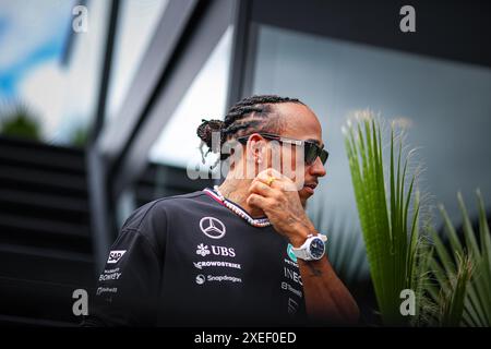 44 Lewis Hamilton, (GRB) AMG Mercedes Ineos während des österreichischen GP, Spielberg 27-30 Juni 2024, Formel-1-Weltmeisterschaft 2024. Stockfoto