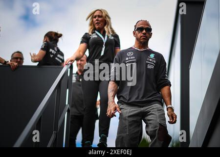 44 Lewis Hamilton, (GRB) AMG Mercedes Ineos während des österreichischen GP, Spielberg 27-30 Juni 2024, Formel-1-Weltmeisterschaft 2024. Stockfoto