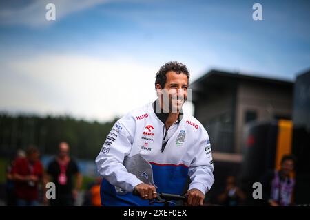 03 Daniel Ricciardo, (aus) Visa Cash App, Racing Bulls, Honda während des österreichischen GP, Spielberg 27-30. Juni 2024, Formel-1-Weltmeisterschaft 2024. Stockfoto