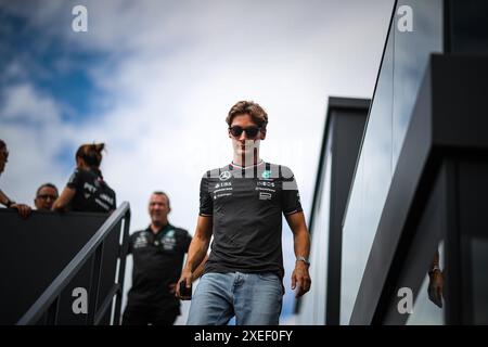 63 George Russell, (GRB) AMG Mercedes Ineos während des österreichischen GP, Spielberg 27-30 Juni 2024, Formel-1-Weltmeisterschaft 2024. Stockfoto