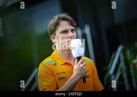 81 Oscar Piastri (aus) McLaren Mercedes während des österreichischen GP, Spielberg 27-30. Juni 2024, Formel-1-Weltmeisterschaft 2024. Stockfoto