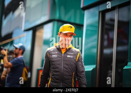 04 Lando Norris, (GRB) McLaren Mercedes während des österreichischen GP, Spielberg 27-30 Juni 2024, Formel-1-Weltmeisterschaft 2024. Stockfoto