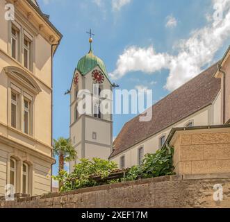 Christkatholische Stadtkirche St. Martin in Rheinfelden AG, Schweiz Stockfoto