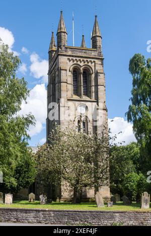 All Saint's Church in Helmsley, einer Stadt im North York Moors National Park, North Yorkshire, England, Großbritannien Stockfoto