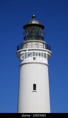 Leuchtfeuer des Hirtshals Fyr, Leuchtturm in Dänemark. Stockfoto