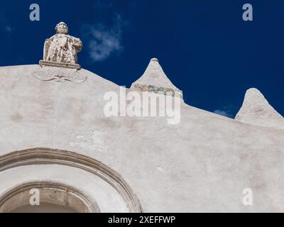 Kirche San Giovanni auf der Catacomba di San Giovanni (Katakomben des heiligen Giovanni), Syrakus, Italien. Stockfoto