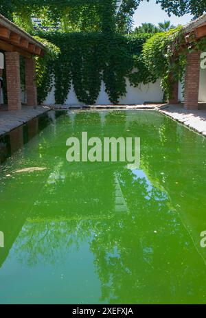 Das Gebäude der offenen Handwäsche in Alange, Badajoz, Extremadura, Spanien Stockfoto