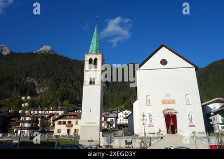 Kirche Santa Giustina Auronzo di Cadore in Italien Stockfoto