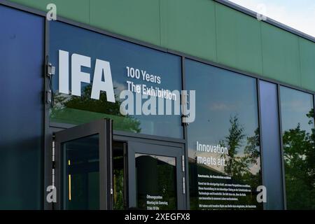 Berlin, Berlin, Deutschland. Juni 2024. Pressekonferenz während der IFA 2024 Berlin. IFA-Kick-off 1 Tag (Credit Image: © Beata Siewicz/Pacific Press via ZUMA Press Wire) NUR REDAKTIONELLE VERWENDUNG! Nicht für kommerzielle ZWECKE! Stockfoto