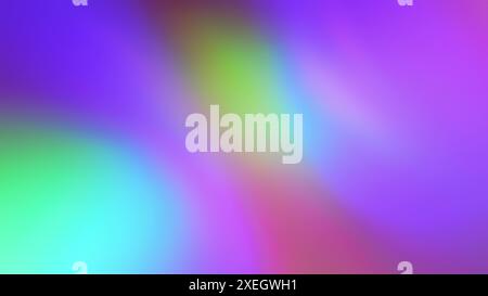Regenbogenneonlichter Hintergrund. Lichtstrahlen Mit Optischem Kristallprisma. Abstrakte Unschärfe-Animation Stockfoto