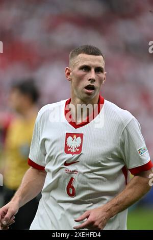 BERLIN – 21. JUNI: Jakub Piotrowski beim Gruppenspiel der UEFA EURO 2024 zwischen Polen und Österreich im Olympiastadion am 21. Juni 2024 Stockfoto