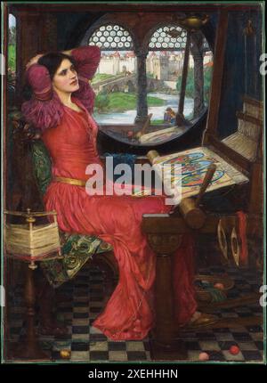 John William Waterhouse - Ich habe die Schatten halb satt, sagte die Dame von shalott Stockfoto