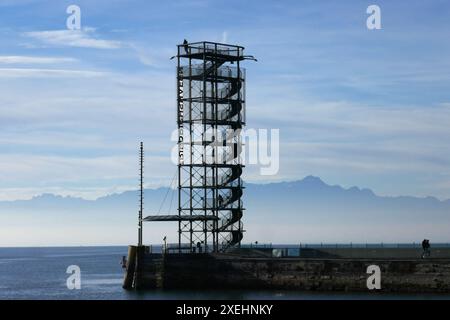 Aussichtsturm Friedrichshafen, Deutschland Stockfoto