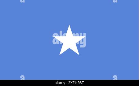 SOMALIA Flag Vektor Illustration, offizielle Farbe, Nationalflagge, Symbol der Nation, Regierung, Vektor, Abbildung, isolierte Markierung Stock Vektor