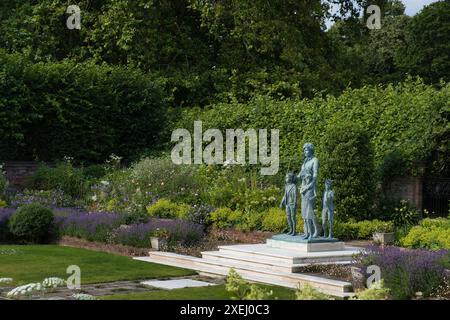 Diana Princess of Wales Memorial Garden im Kensington Palace, London im Sommer Stockfoto