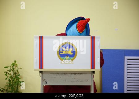 Ulaanbaatar, Mongolei. Juni 2024. Die neunte Parlamentswahl der