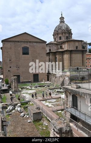 Eurore, Italien, Rome fontana di trevi und kolosseum Stockfoto