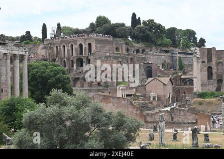Eurore, Italien, Rome fontana di trevi und kolosseum Stockfoto