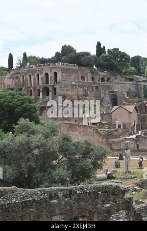 Eurore, Italien, Rome fontana di trevi und kolosseum Stockfoto