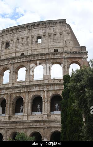 Eurore, Italien, Rome fontana di trevi und kolosseum Stockfoto