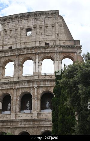 Eurore, Italien, Rome fontana di trevi und kolosseum Stockfoto
