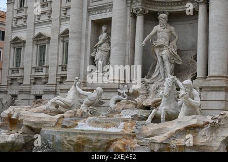 Eurore, Italien, Rome fontana di trevi und kolosseum Stockfoto