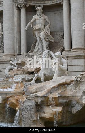 Eurore, Italien, Rome fontana di trevi und kolosseum Stockfoto