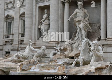 Eurore, Italien, Rome fontana di trevi und kolosseum Stockfoto