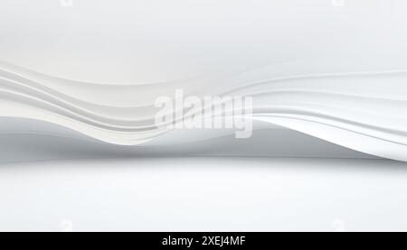 3D-Hintergrund für helle Wand Stockfoto