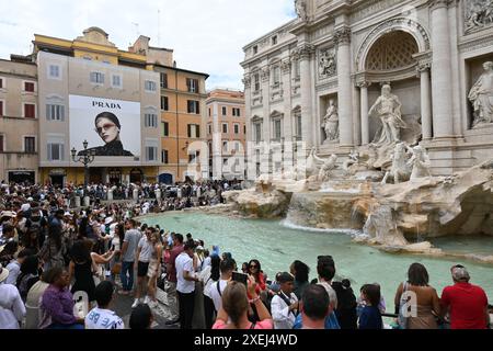 Eurore, Italien, Rome fontana di trevi und kolosseum Stockfoto