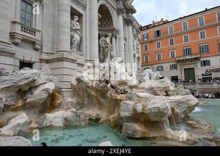 Eurore, Italien, Rome fontana di trevi und kolosseum Stockfoto