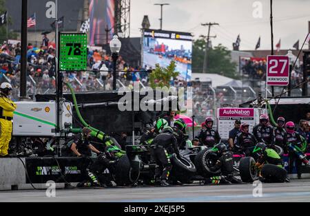 NTT INDYCAR SERIE: Februar Detroit Grand Prix Stockfoto