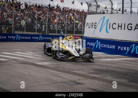 NTT INDYCAR SERIE: Februar Detroit Grand Prix Stockfoto