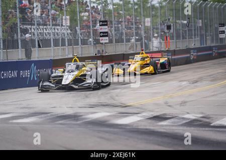 NTT INDYCAR SERIE: Februar Detroit Grand Prix Stockfoto