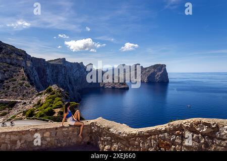 Cap de Formentor, Mallorca, Balearen, Spanien Stockfoto