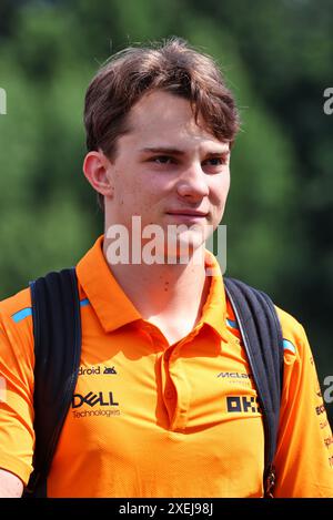 Spielberg, Österreich. Juni 2024. Oscar Piastri (aus) McLaren. Formel-1-Weltmeisterschaft, Rd 11, großer Preis von Österreich, Freitag, 28. Juni 2024. Spielberg, Österreich. Quelle: James Moy/Alamy Live News Stockfoto