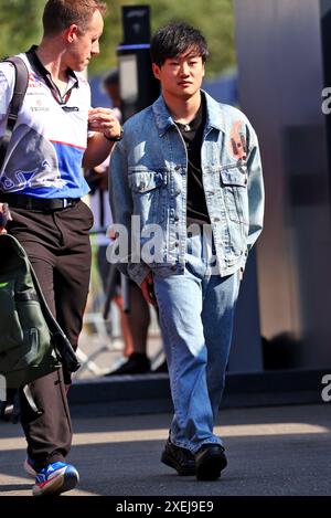 Spielberg, Österreich. Juni 2024. Yuki Tsunoda (JPN) RB. Formel-1-Weltmeisterschaft, Rd 11, großer Preis von Österreich, Freitag, 28. Juni 2024. Spielberg, Österreich. Quelle: James Moy/Alamy Live News Stockfoto
